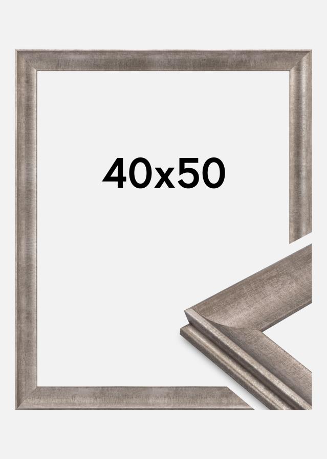 Cadre Conca Verre Acrylique Argent 40x50 cm