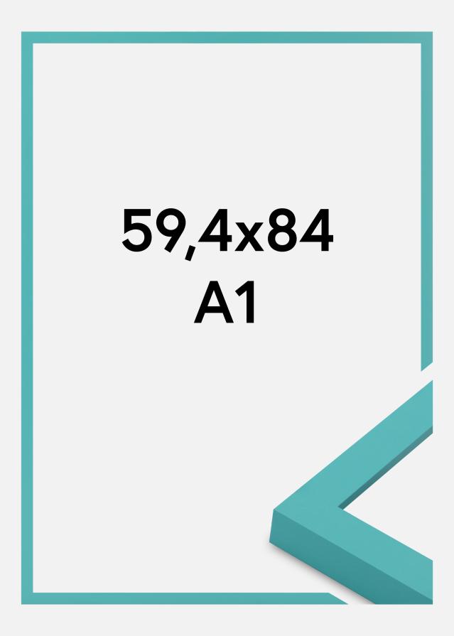 Cadre Selection Verre Acrylique Aqua Blue 59.4x84 cm (A1)