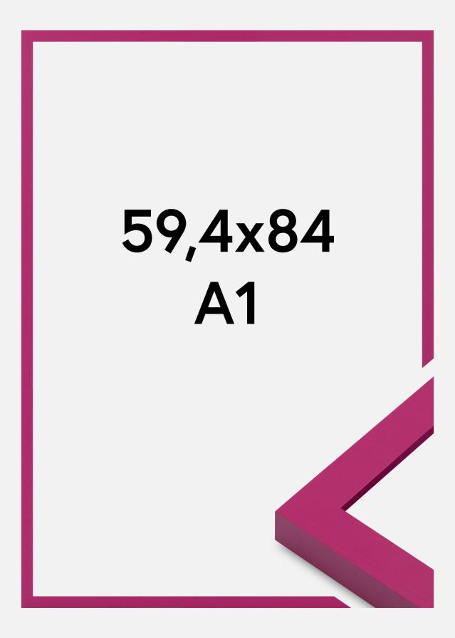 Cadre Selection Verre Acrylique Bubblegum Pink 59.4x84 cm (A1)