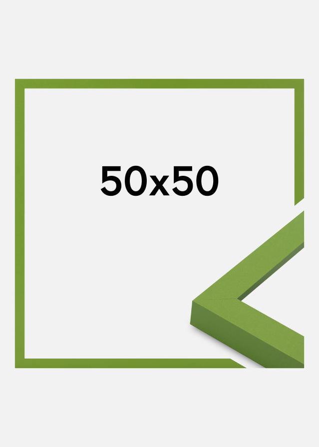Cadre Selection Verre Acrylique Lime Green 50x50 cm