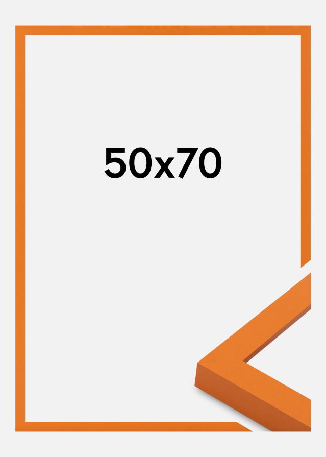 Cadre Selection Verre Acrylique Orange 50x70 cm