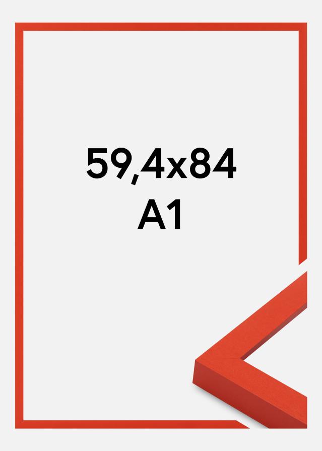 Cadre Selection Verre Acrylique Red 59.4x84 cm (A1)