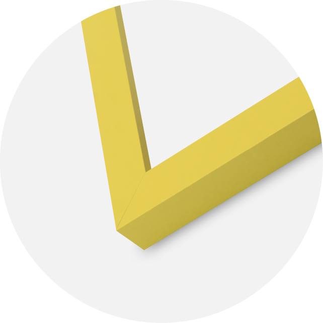 Cadre Selection Verre Acrylique Yellow 59.4x84 cm (A1)