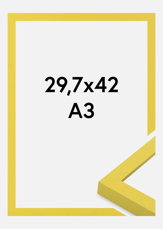 Cadre Selection Verre Acrylique Yellow 29.7x42 cm (A3)