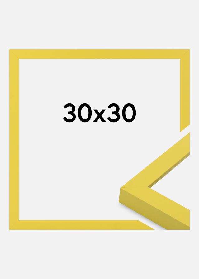 Cadre Selection Verre Acrylique Yellow 30x30 cm