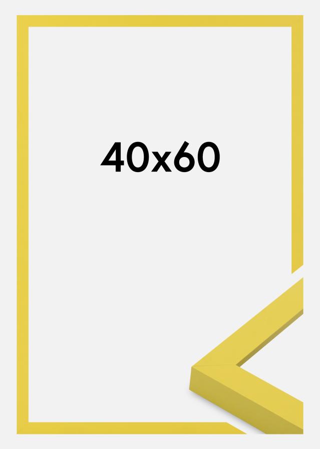 Cadre Selection Verre Acrylique Yellow 40x60 cm