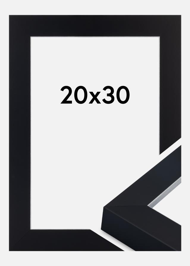 Cadre Sussex Verre Acrylique Noir/Argent 20x30 cm