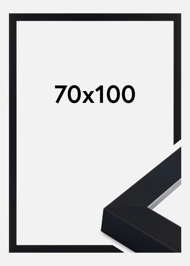 Cadre Sussex Verre Acrylique Noir/Argent 70x100 cm