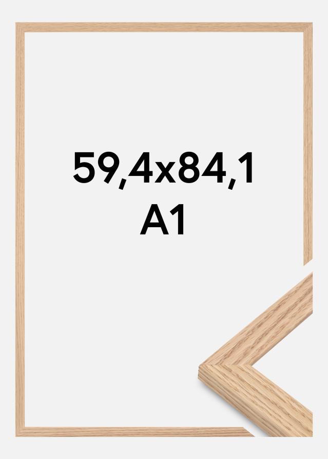 Cadre Tidlös Verre Acrylique Chêne massif 59,4x84,1 cm (A1)