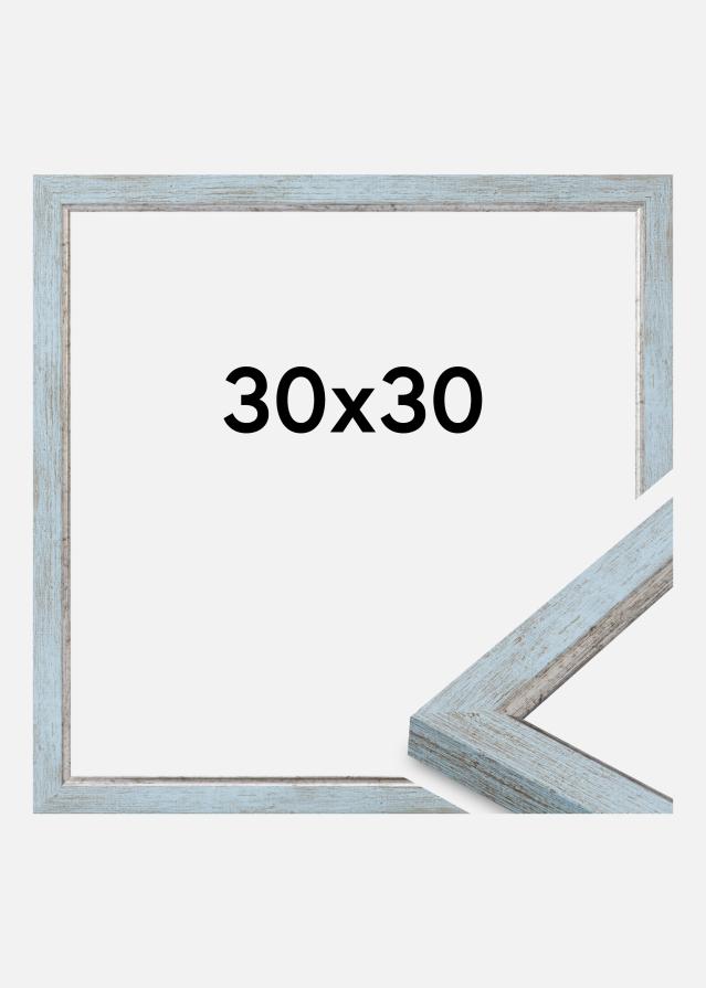 Cadre Whitby Verre Acrylique Bleu 30x30 cm