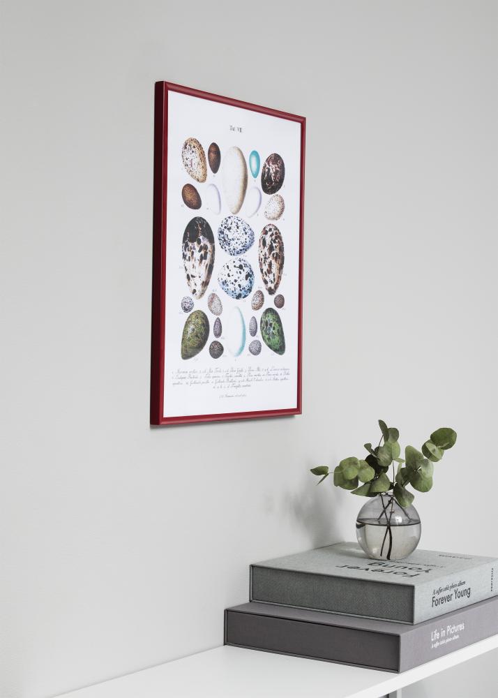 Kader New Lifestyle Rout 70x100 cm - Passe-partout wäiss 50x85 cm