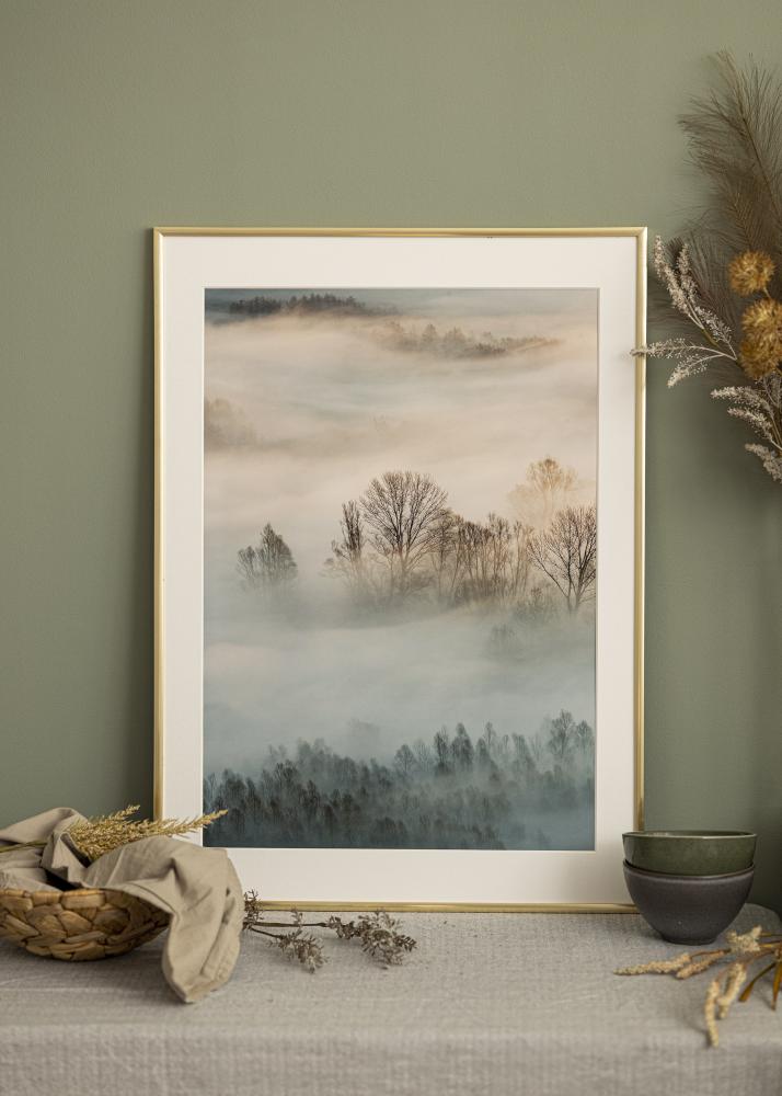 Kader New Lifestyle Gull 15x15 cm - Passe-partout wäiss 8x8 cm