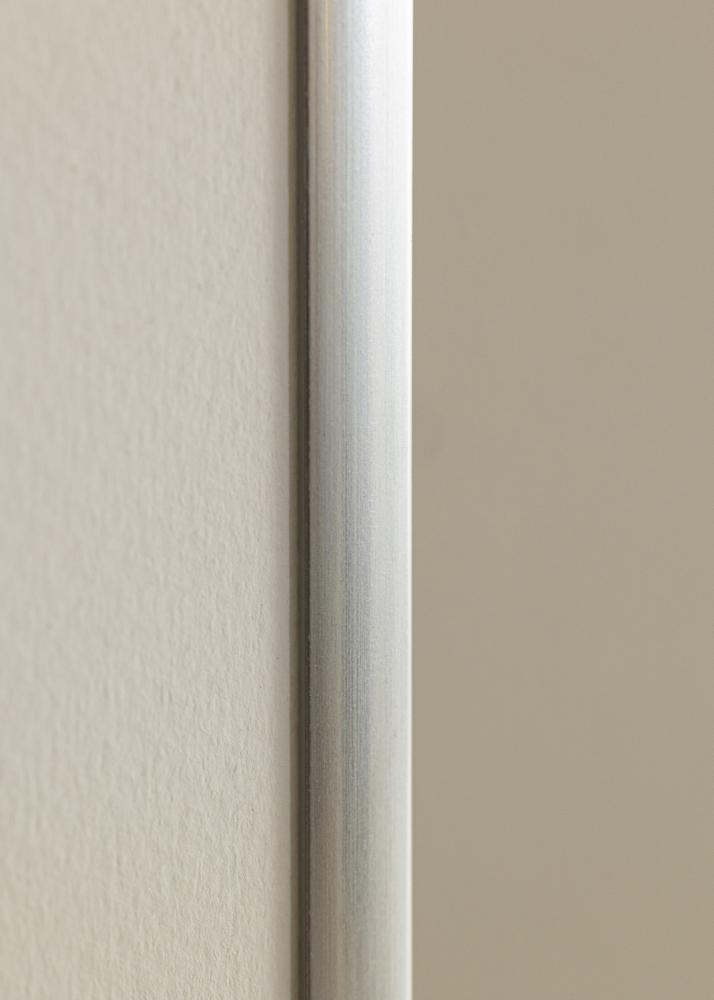 Kader New Lifestyle Sëlwer 10x18 cm - Passe-partout wäiss 8x10 cm