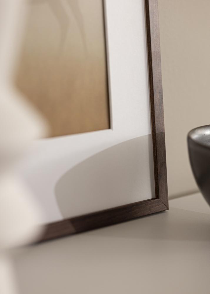 Cadre Valbo Verre Acrylique Noyer 30x40 cm