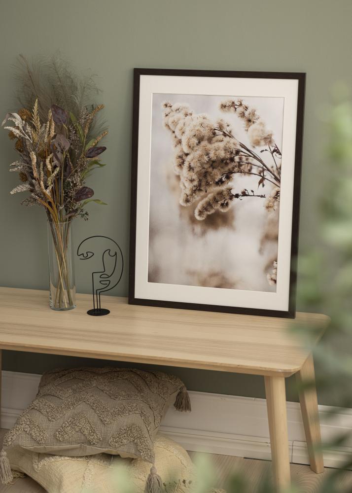 Kader Stilren Wenge 50x70 cm - Passe-partout wäiss 40x60 cm