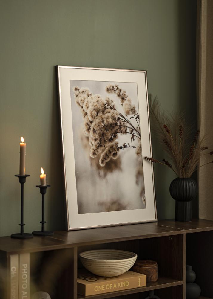 Kader New Lifestyle Acier 10x18 cm - Passe-partout wäiss 8x10 cm