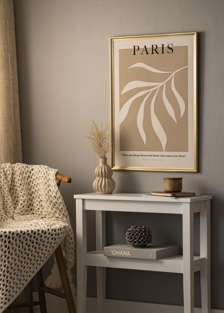 Kader Gala Gull 40x50 cm - Passe-partout wäiss 30x38 cm