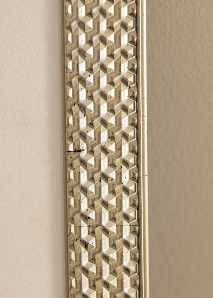 Kader Grace Sëlwer 30x40 cm - Passe-partout wäiss 22x32 cm