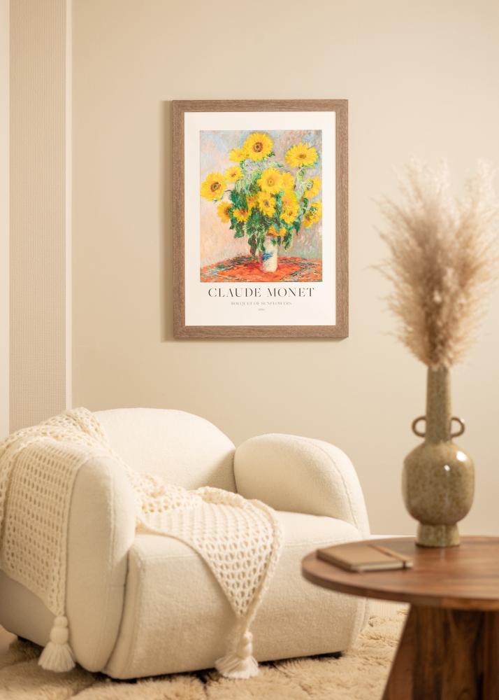 Kader Juno gro 70x100 cm - Passe-partout wäiss 62x93 cm