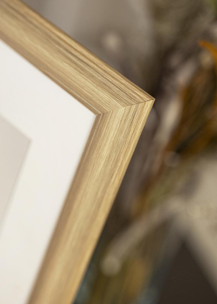 Kader Västkusten eich 50x50 cm - Passe-partout wäiss 15x15 inches