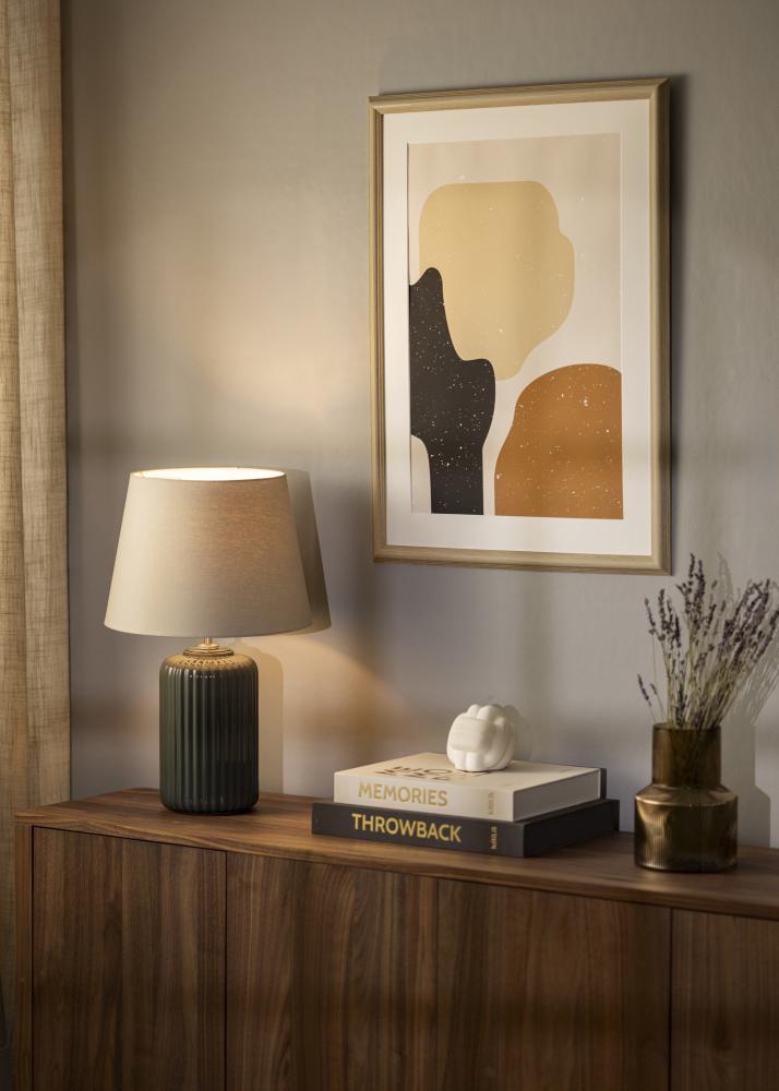 Kader Västkusten eich 50x50 cm - Passe-partout wäiss 15x15 inches