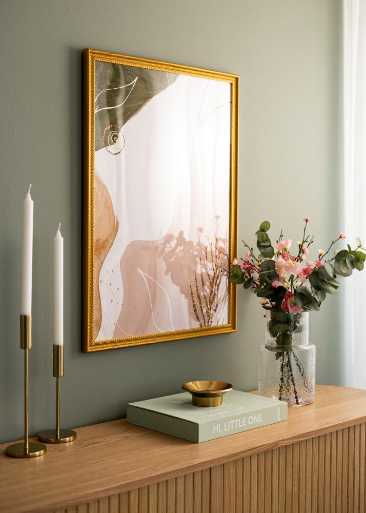 Kader Lattice Gull 50x70 cm - Passe-partout wäiss 16x24 inches