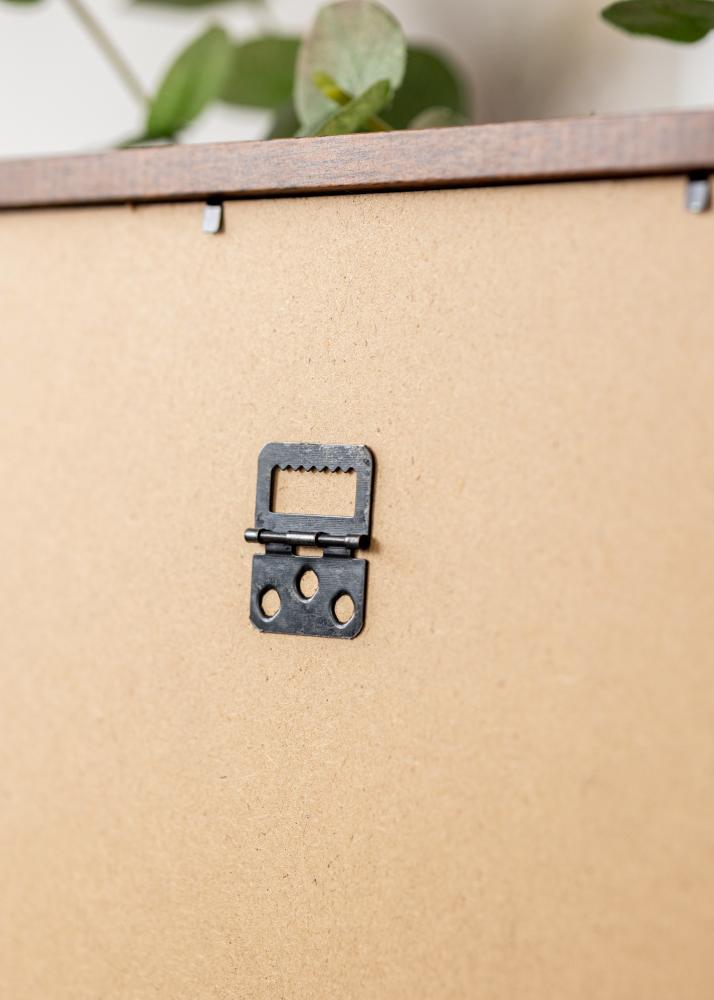 Kader Modern Waarm Brong 40x50 cm - Passe-partout wäiss 30x40 cm