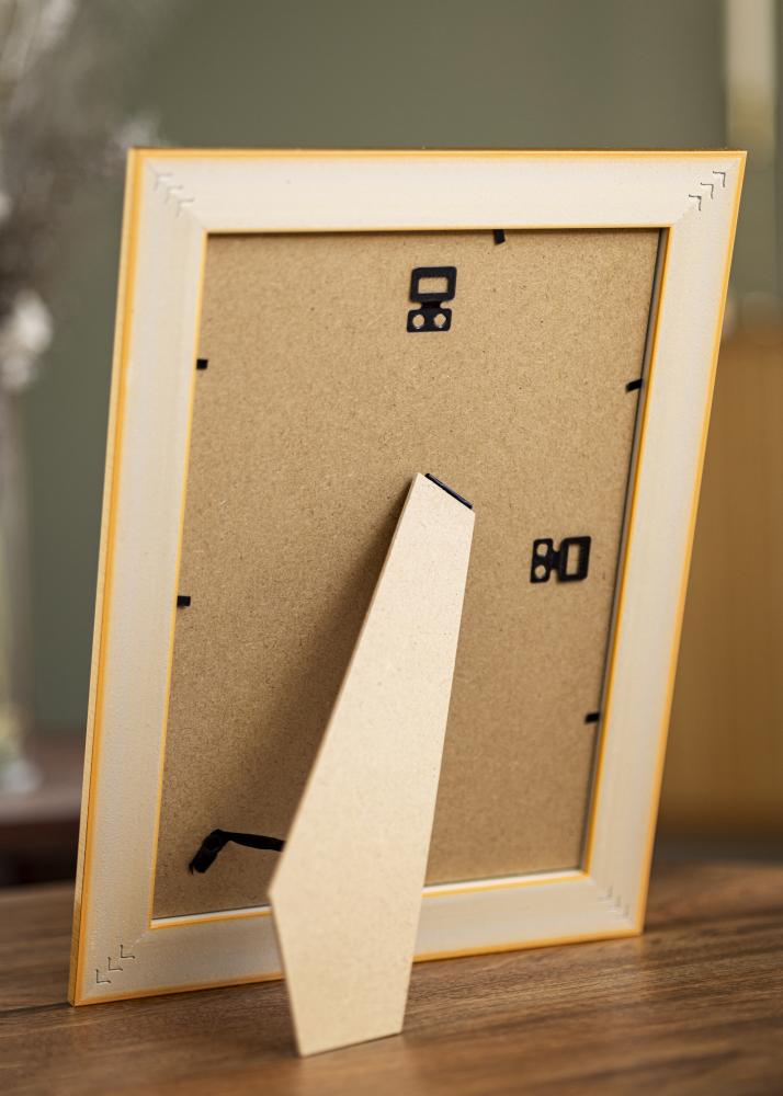 Kader Ornate Gull 20x30 cm - Passe-partout wäiss 15x21 cm