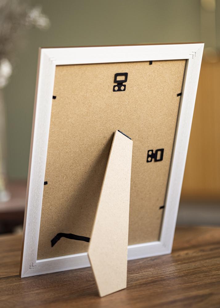 Kader Swirl Gull 20x30 cm - Passe-partout wäiss 9x11 cm