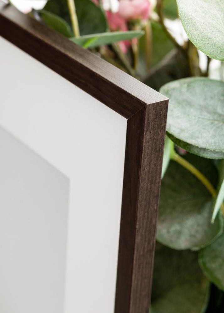 Cadre Galant Verre acrylique Noyer 50x70 cm