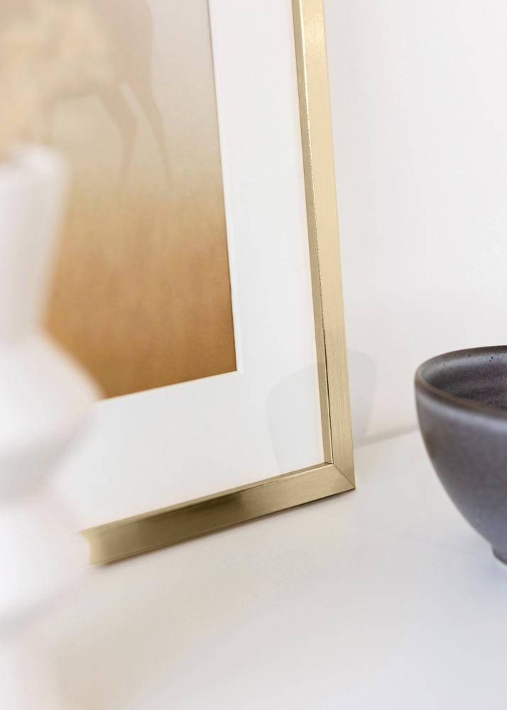 Cadre Trendy Verre Acrylique Or 21x29,7 cm (A4)