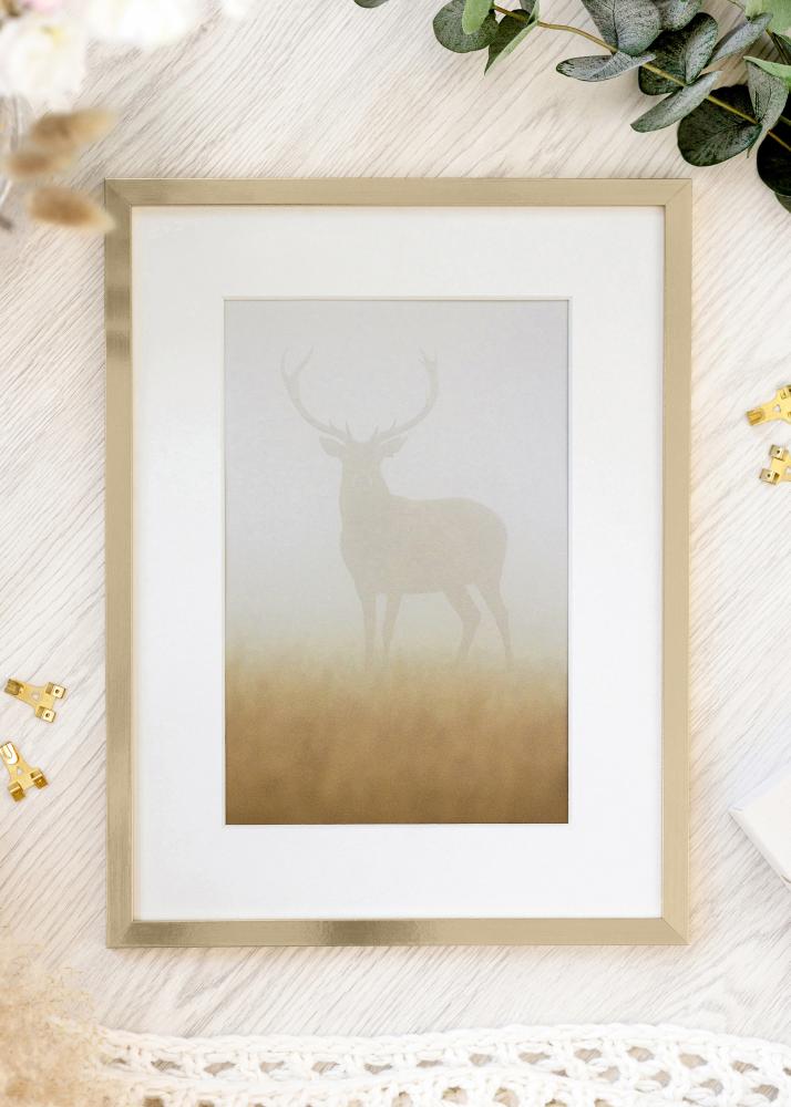 Cadre Trendy Verre Acrylique Or 21x29,7 cm (A4)