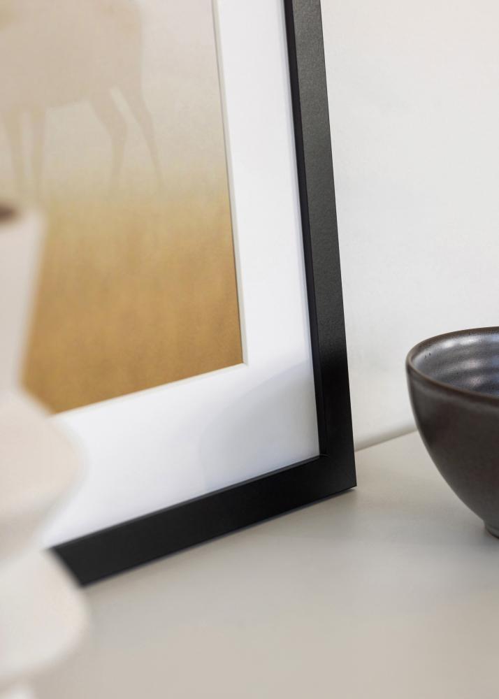 Cadre BGA Classic Verre Acrylique Noir 30x30 cm