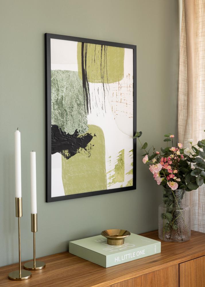 Cadre BGA Classic Verre Acrylique Noir 30x30 cm