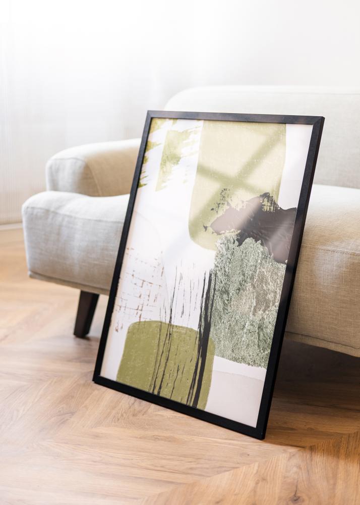 Cadre BGA Classic Verre Acrylique Noir 30x30 cm