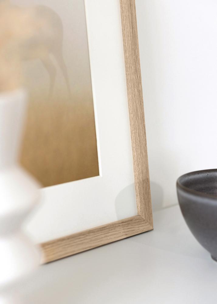 Cadre BGA Classic Verre Acrylique Chêne 35x50 cm