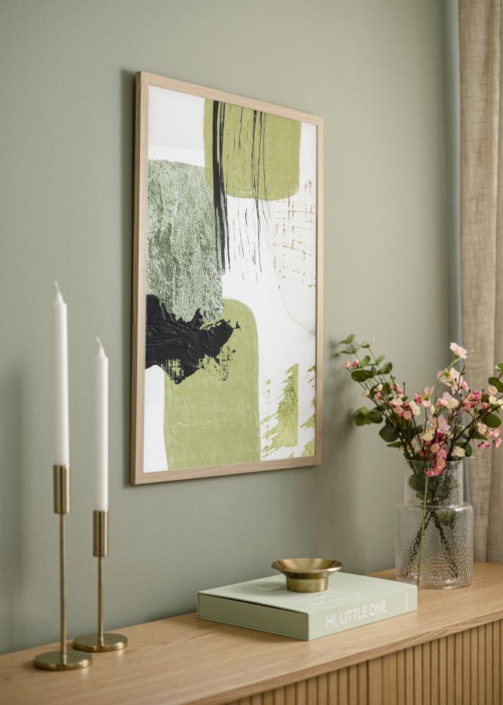 Cadre BGA Classic Verre Acrylique Chêne 35x50 cm