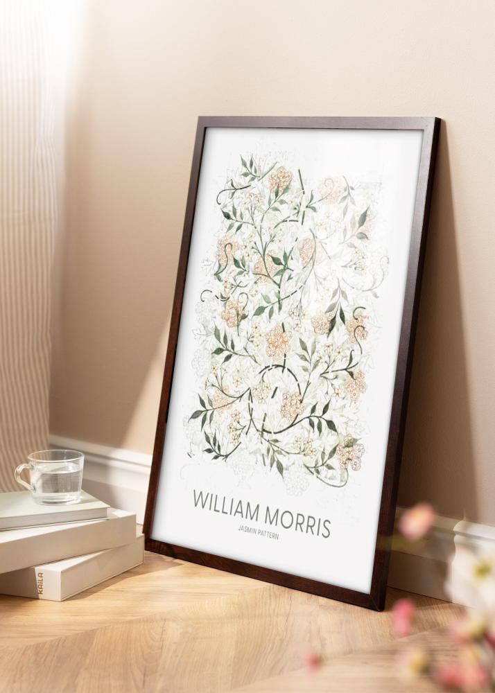 Cadre BGA Classic Verre Acrylique Noyer 20x20 cm