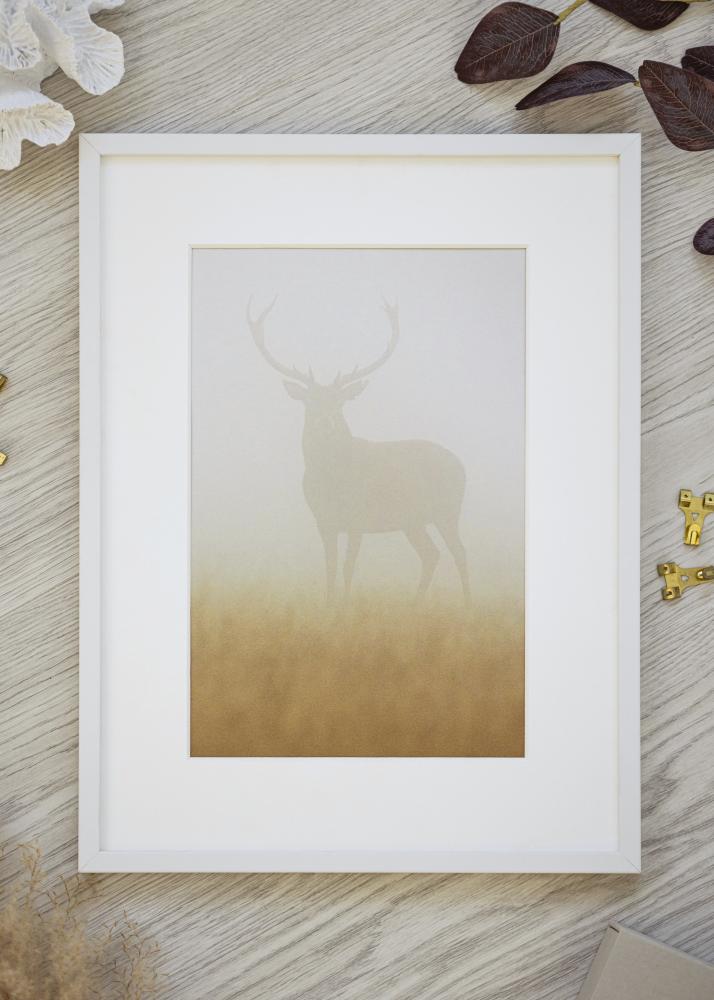 Cadre Photo Blanc Fin 21 x 30 cm