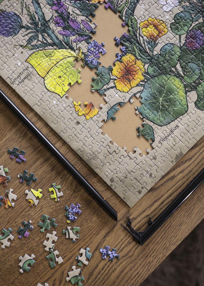 Cadre de puzzle Noir 37,5x98 cm