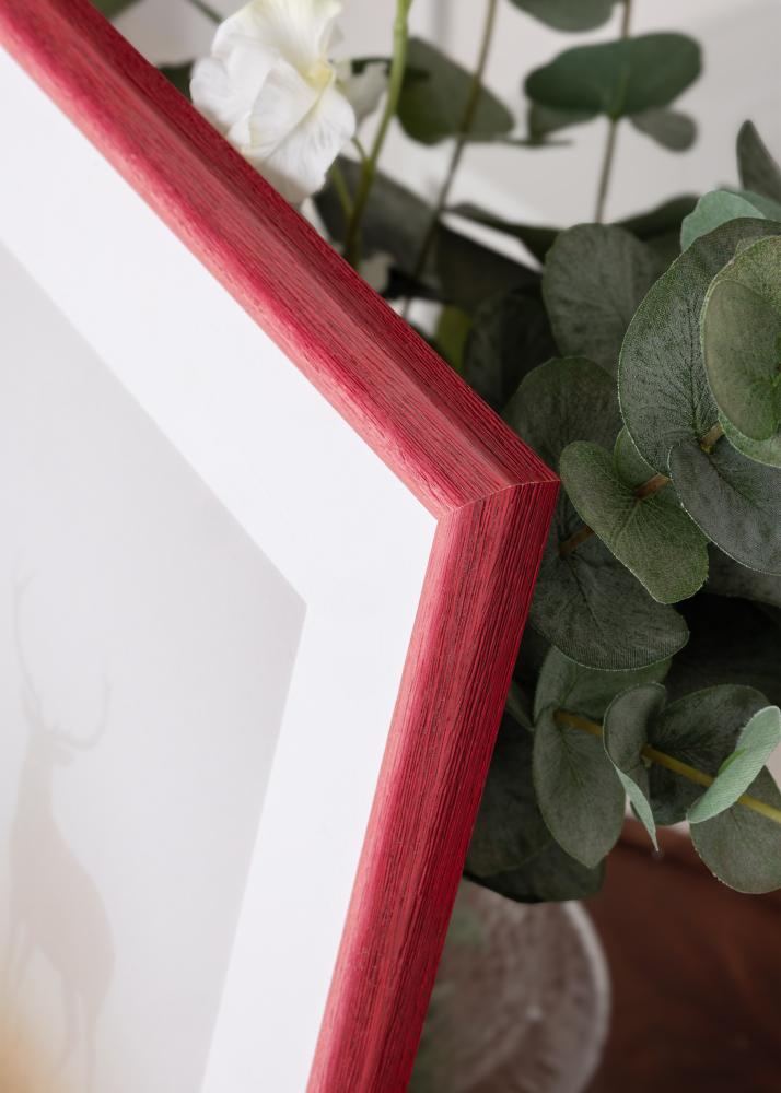 Cadre Cornwall Verre Acrylique Rouge Foncé 40x50 cm