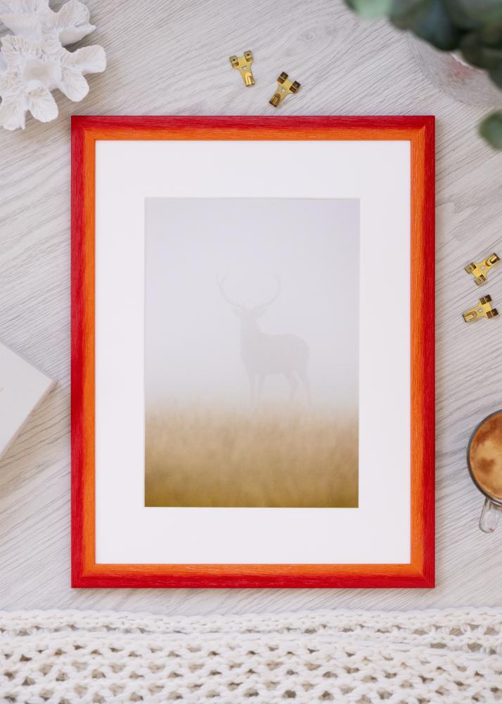 Cadre Cornwall Verre Acrylique Rouge 42x59,4 cm (A2)