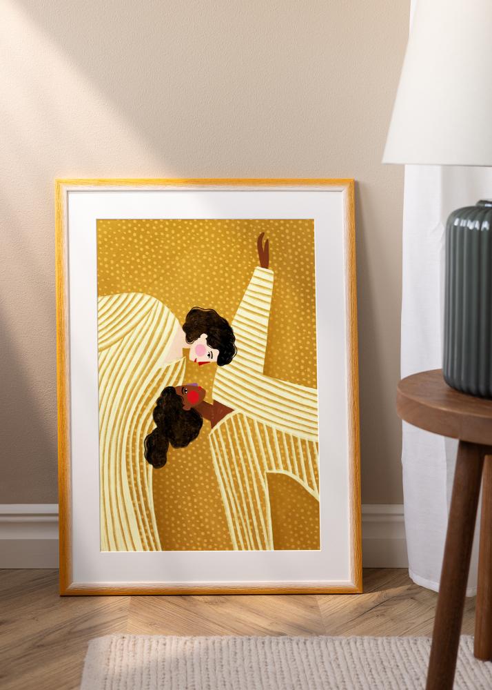 Cadre Cornwall Verre Acrylique Or 50x50 cm