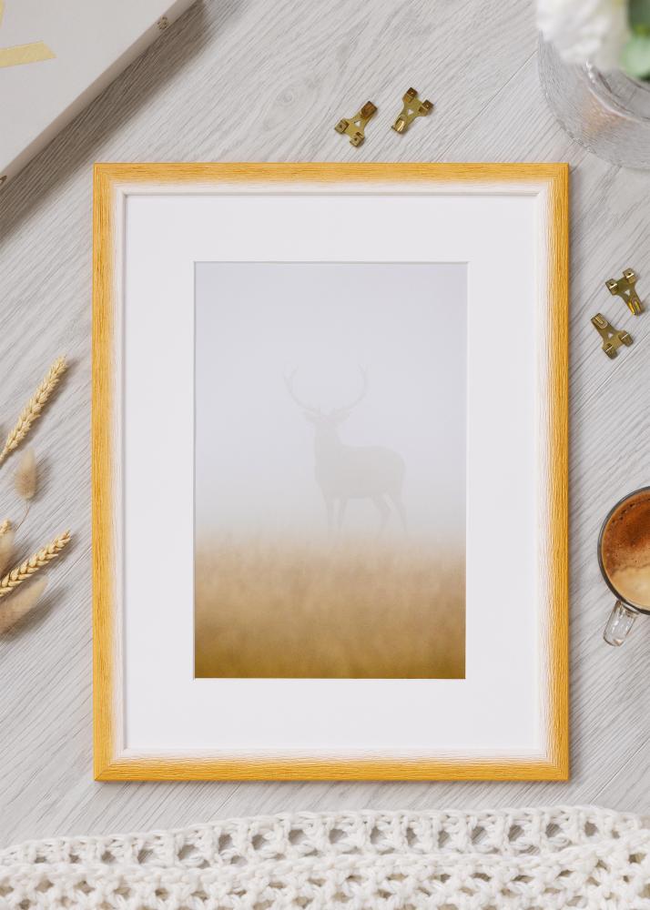 Cadre Cornwall Verre Acrylique Or 50x50 cm