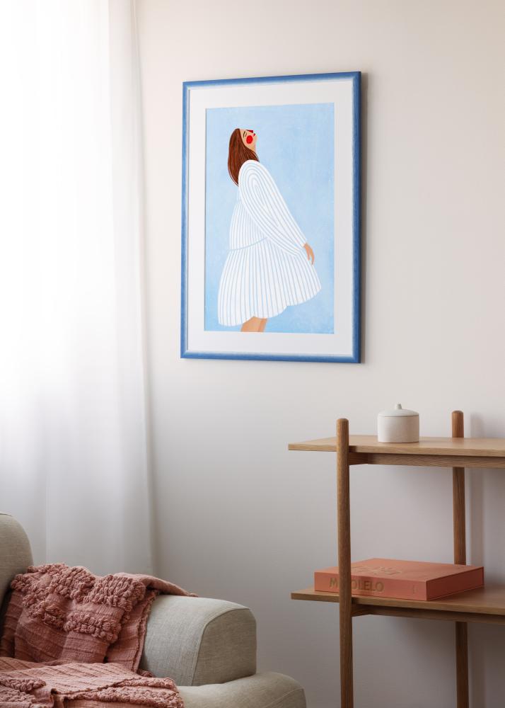 Cadre Cornwall Verre Acrylique Bleu 40x50 cm