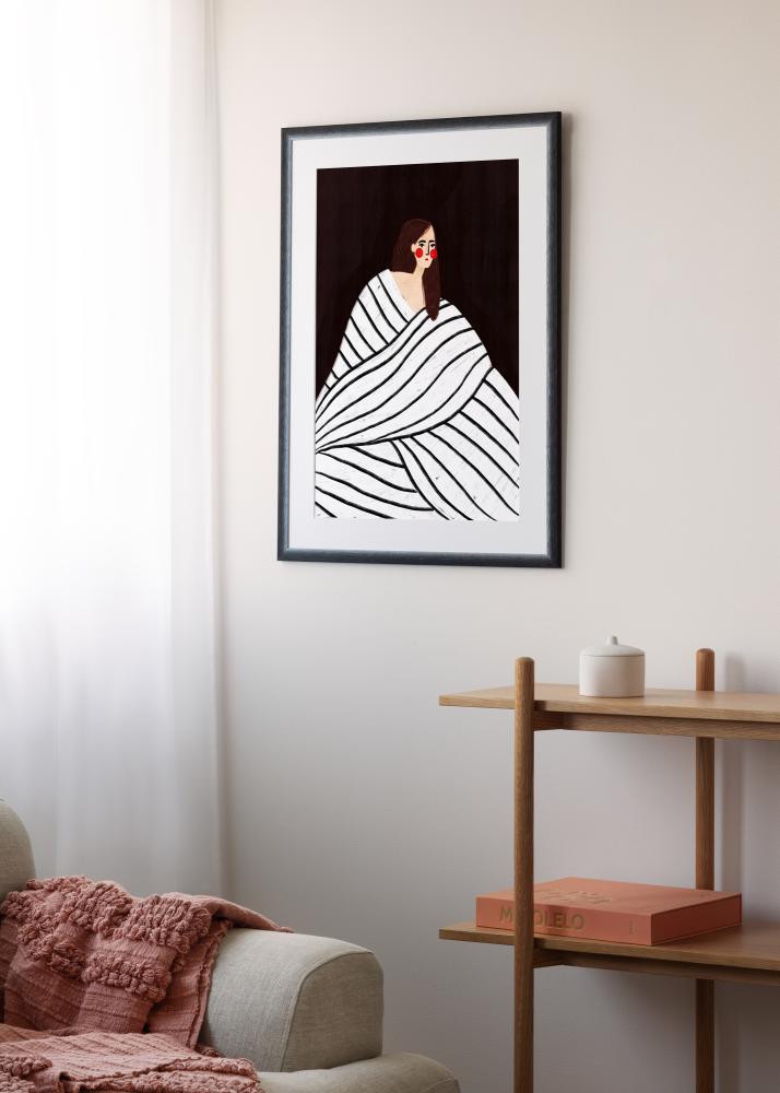 Cadre Cornwall Verre Acrylique Noir 70x100 cm