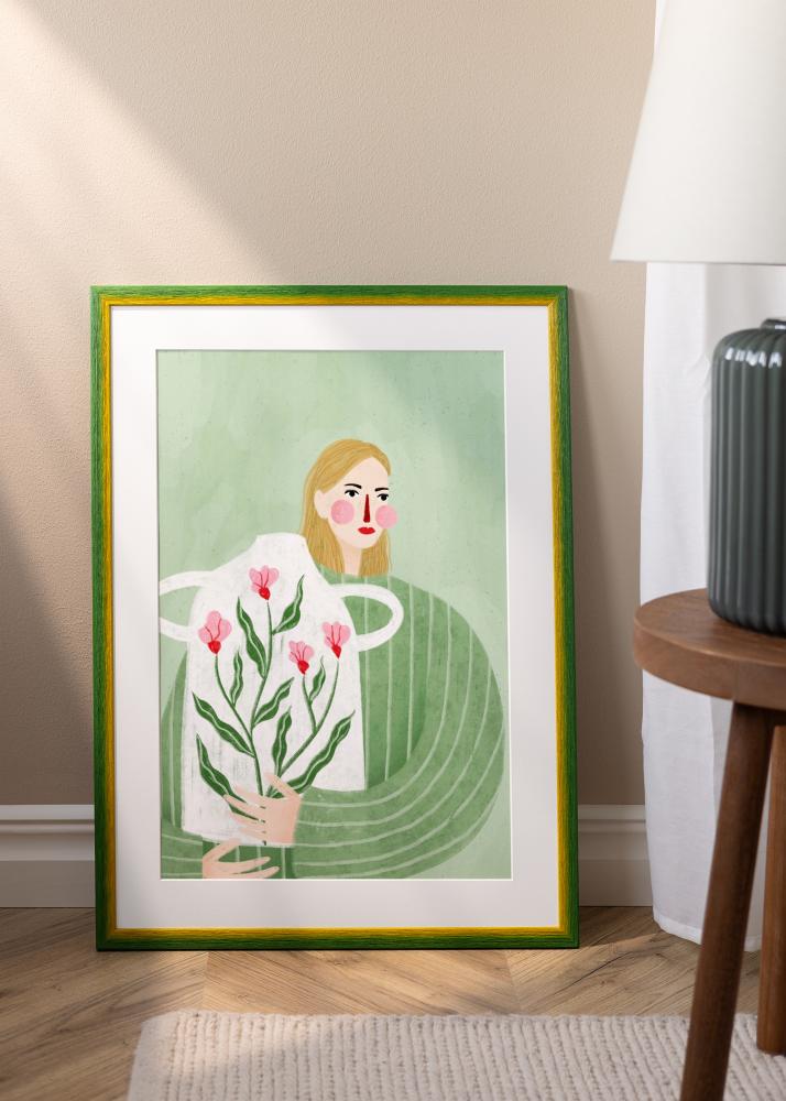 Cadre Cornwall Verre Acrylique Vert 30x30 cm