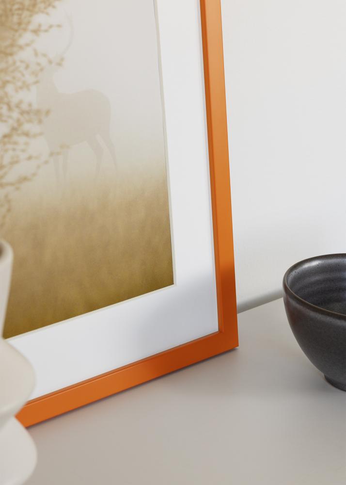 Cadre Kent Verre Acrylique Orange 30x30 cm