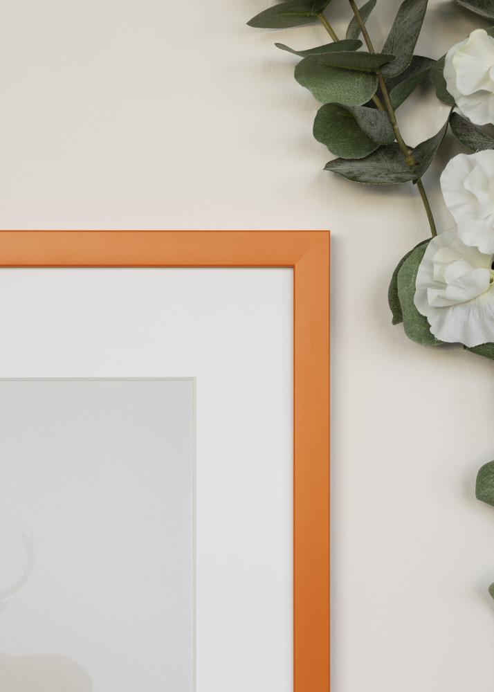 Cadre Kent Verre Acrylique Orange 30x30 cm