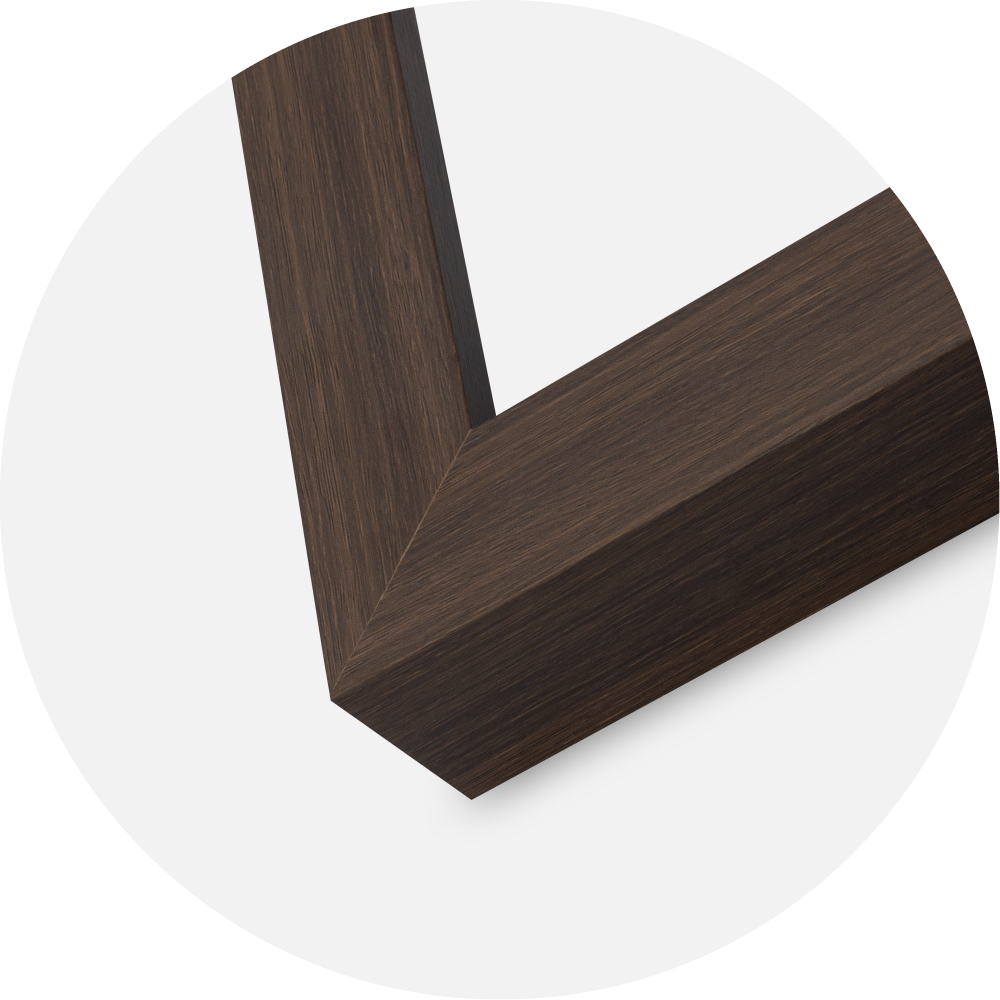 Cadre Wells Verre Acrylique Brun 30x30 cm